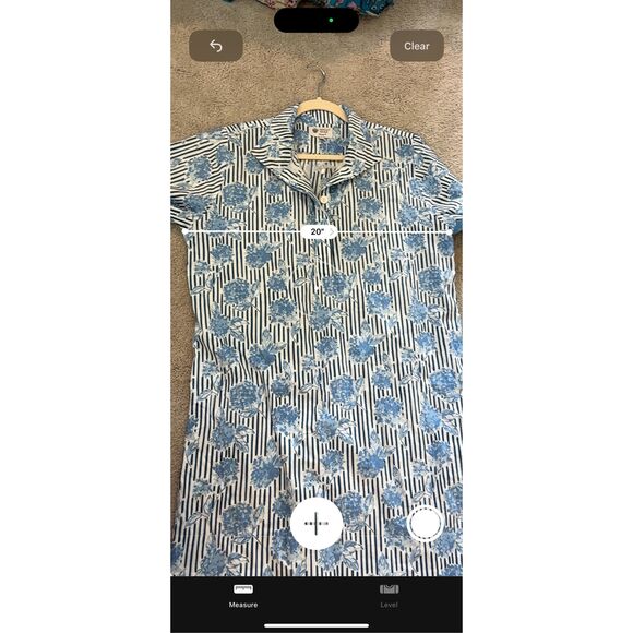 NEW w partial tag Holly Shae Arden shirtdress, $218 Xs/Med E18 - Picture 5 of 7